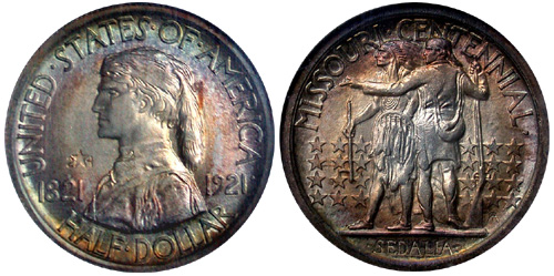 1921 Missouri Half Dollar